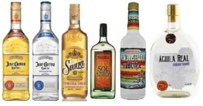 Tequila Jose Cuervo Especial Dorado Reposado y Especial  Silver.<br>Tequila Souza Dorado y Blanco - Conquistador de M�xico.<br>Sol Azteca - Tequila Patr�n Reposado x 750 c.c.<br><br><br>