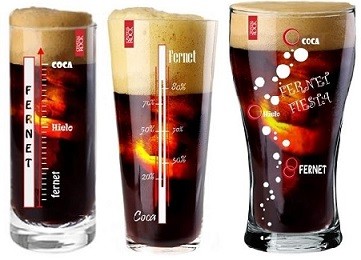 Vasos de Fernet Decorados