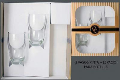 2 Vasos Pinta + Hueco Fernet