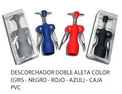 Descorchador Doble Aleta Color